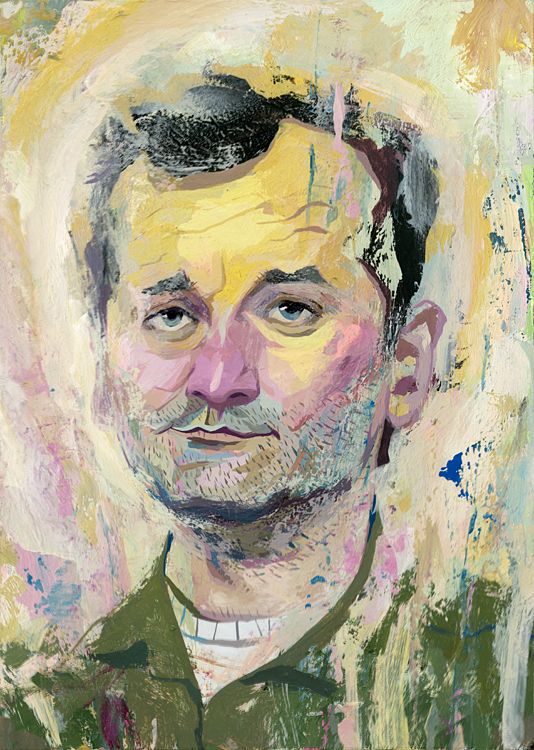 534x750 Please Post Bills, Bill Murray Tribute Art Show - Bill Murray Painting General