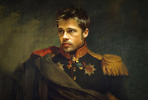 480x325 Artist Steve Payne Turns Legendary Actors Into Napoleonic Generals - Bill Murray Painting General