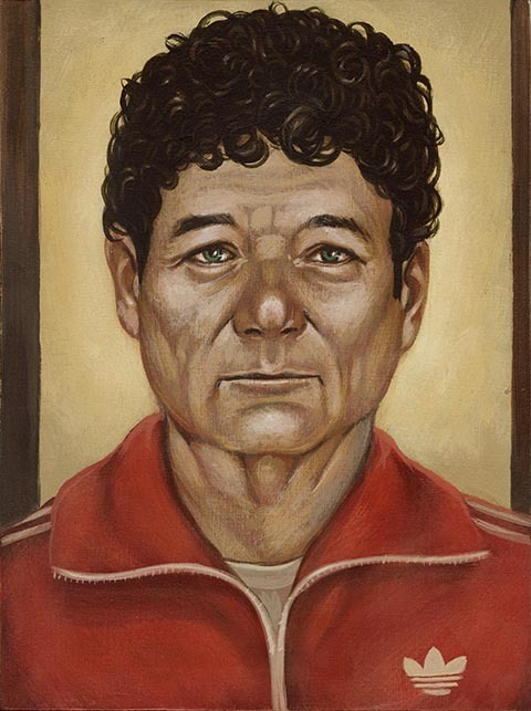 480x643 Awesome Of The Day Paintings Of Bill Murray As Wes Anderson - Bill Murray Portrait Painting