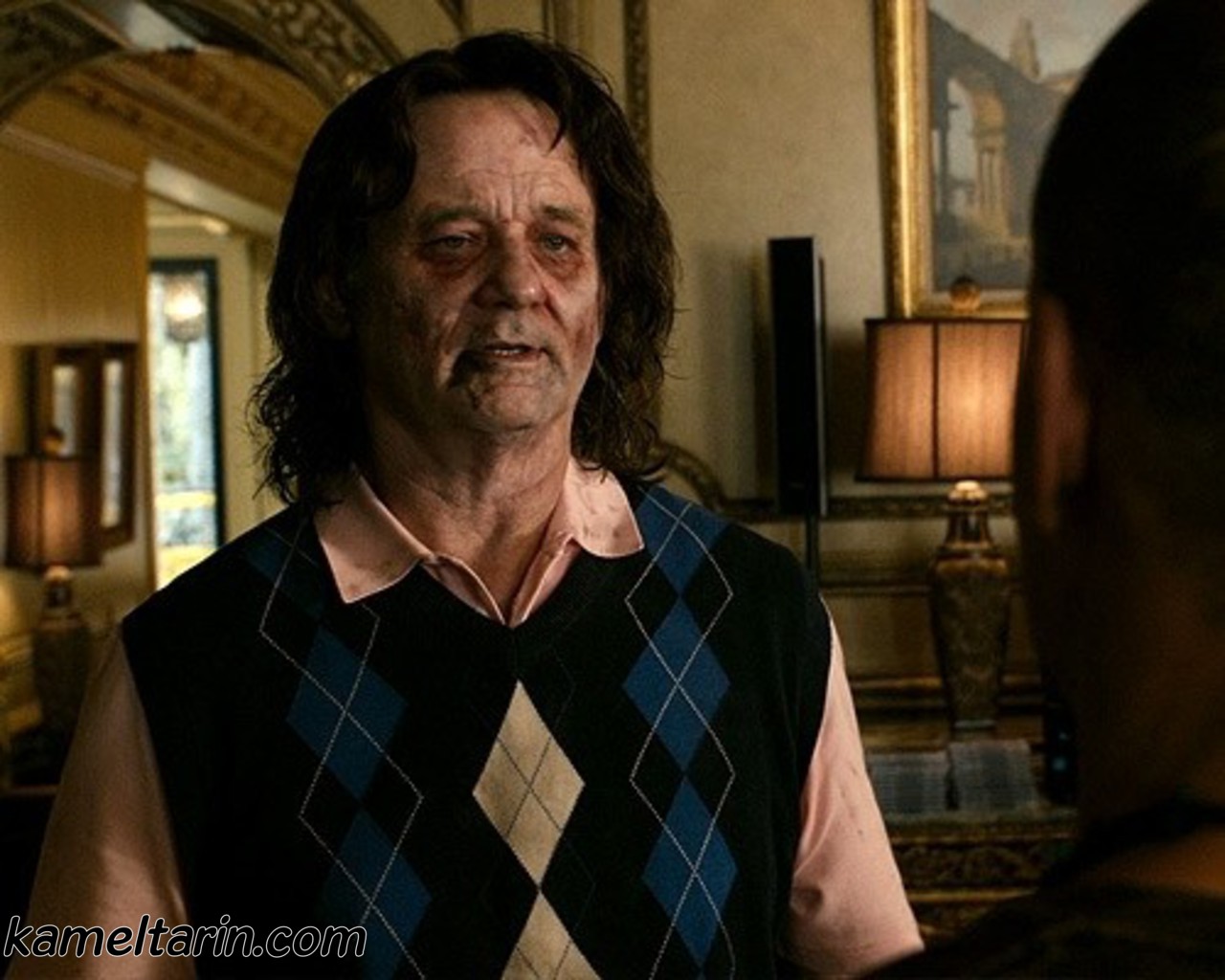 1280x1024 Bill Murray, The Zombie Apocalyptic Thought In Contemporary - Bill Murray Zombieland Painting