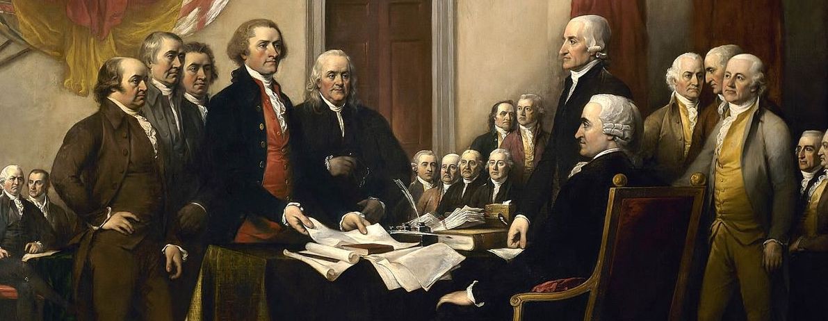 1191x462 How I Imagine The Bill Of Rights Was Really Written - Bill Of Rights Painting