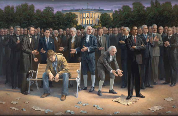 600x390 Painting The Forgotten Man - Bill Of Rights Painting