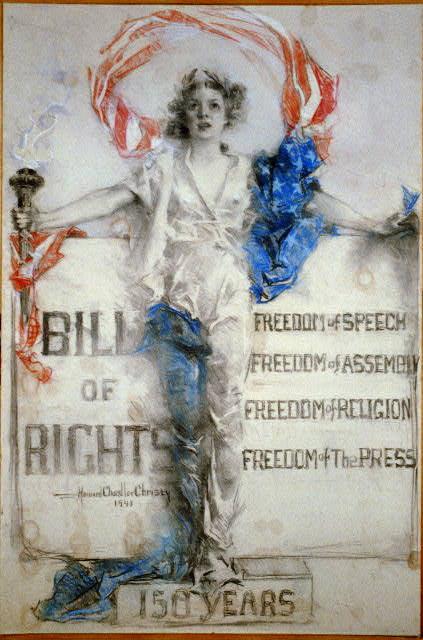 423x640 The Source The Bill Of Rights - Bill Of Rights Painting