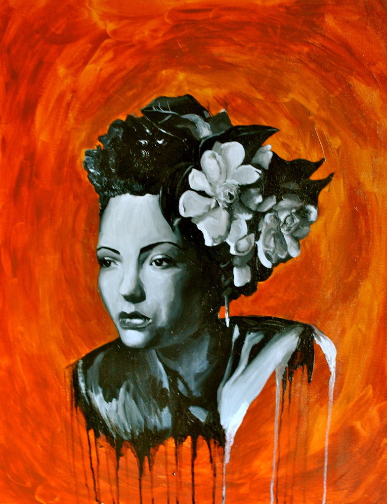 783x1020 Billie Holiday By Missfutileodds - Billie Holiday Painting