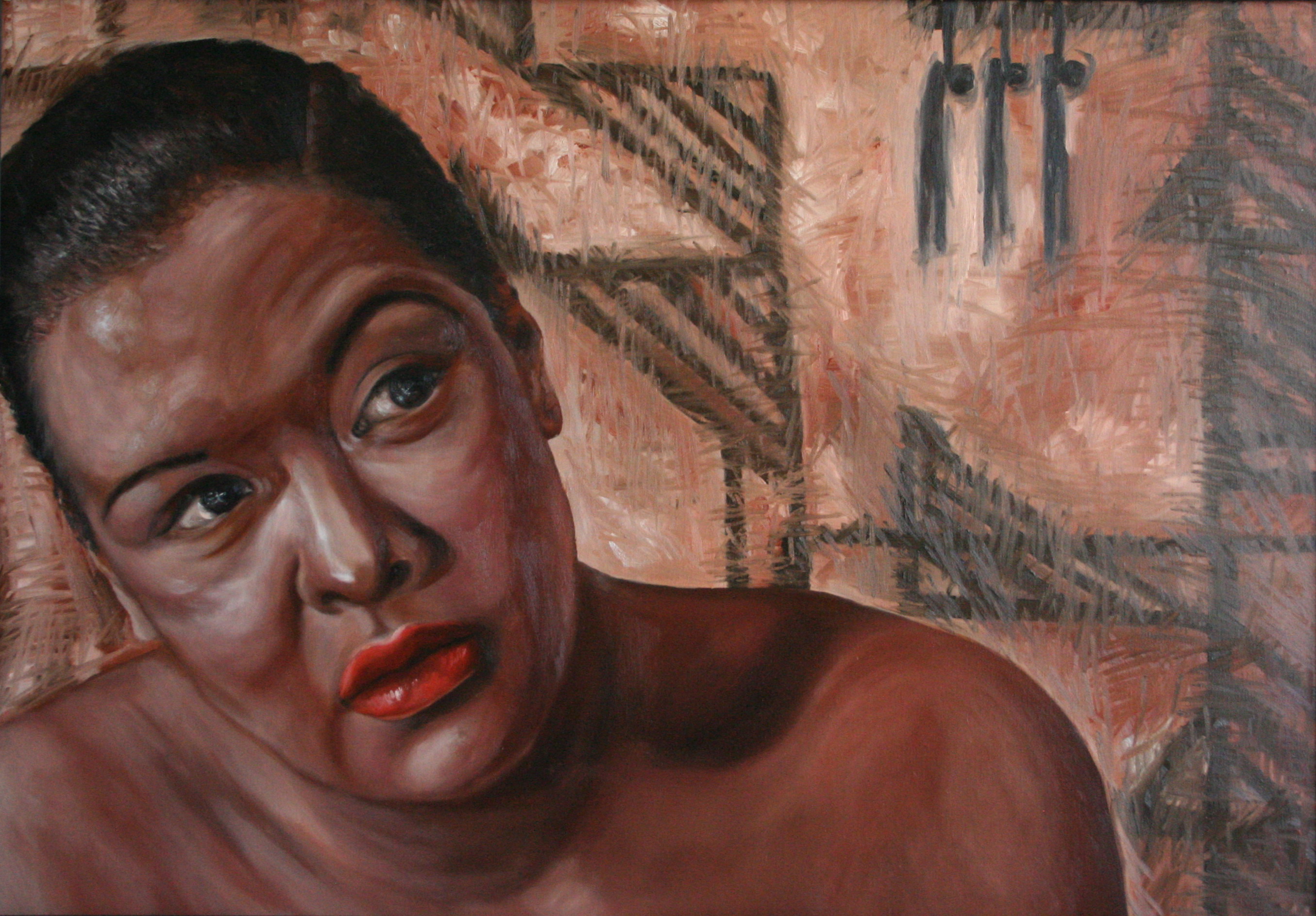 2710x1886 Strange Fruit. Billie Holiday - Billie Holiday Painting