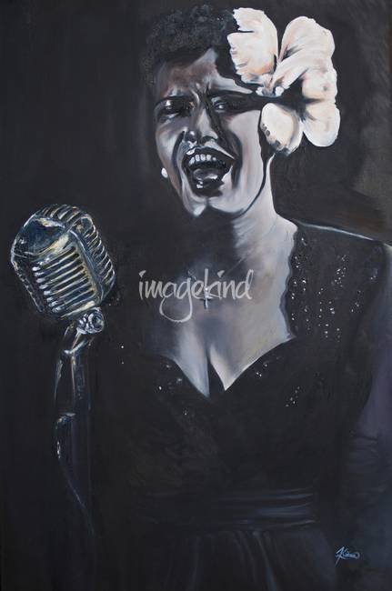 431x650 Stunning Billie Holiday Painting Reproductions For Sale On Fine - Billie Holiday Painting