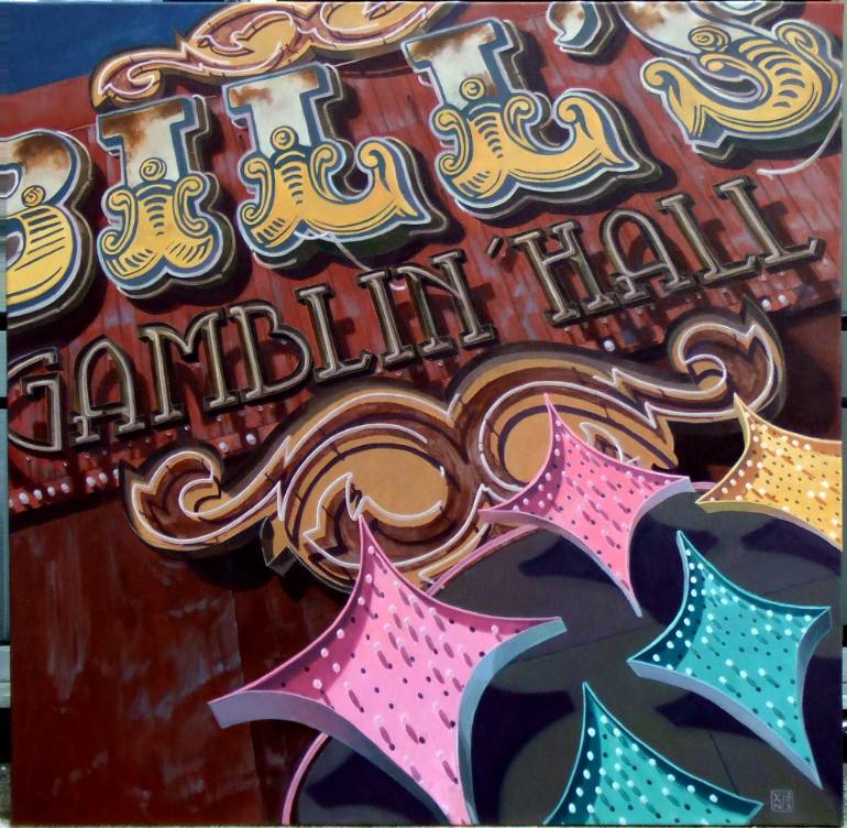 770x752 Saatchi Art Bill's Painting By Didier Van Sprengel - Bills Painting