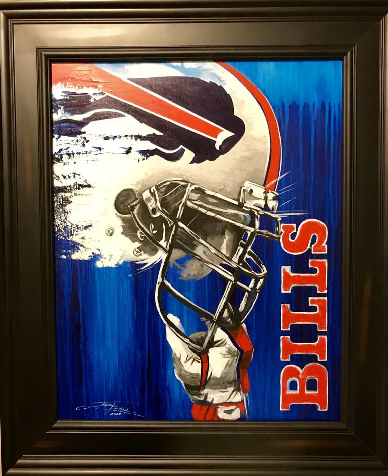 770x946 Saatchi Art Buffalo Bills Painting By Johnny Rock - Bills Painting