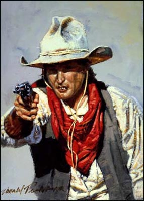 286x400 The Bluegrass Special March 2011 The Death Of Billy The Kid - Billy The Kid Painting