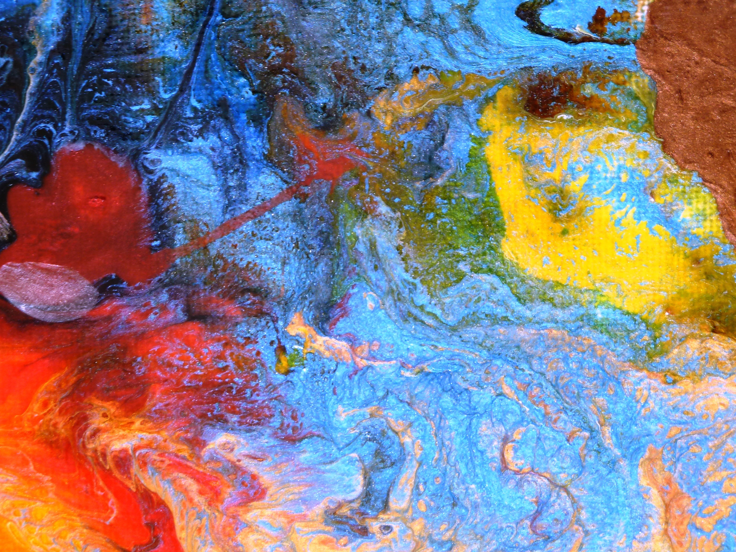 2560x1920 Free Images Abstract, Color, Modern, Painting, Art, Iridescent - Biology Painting