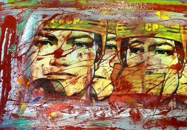 770x536 Saatchi Art Cccp - Biology Painting