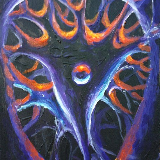 550x550 The Egg Of The Mind, Painting Of Biological Structure, - Biology Painting
