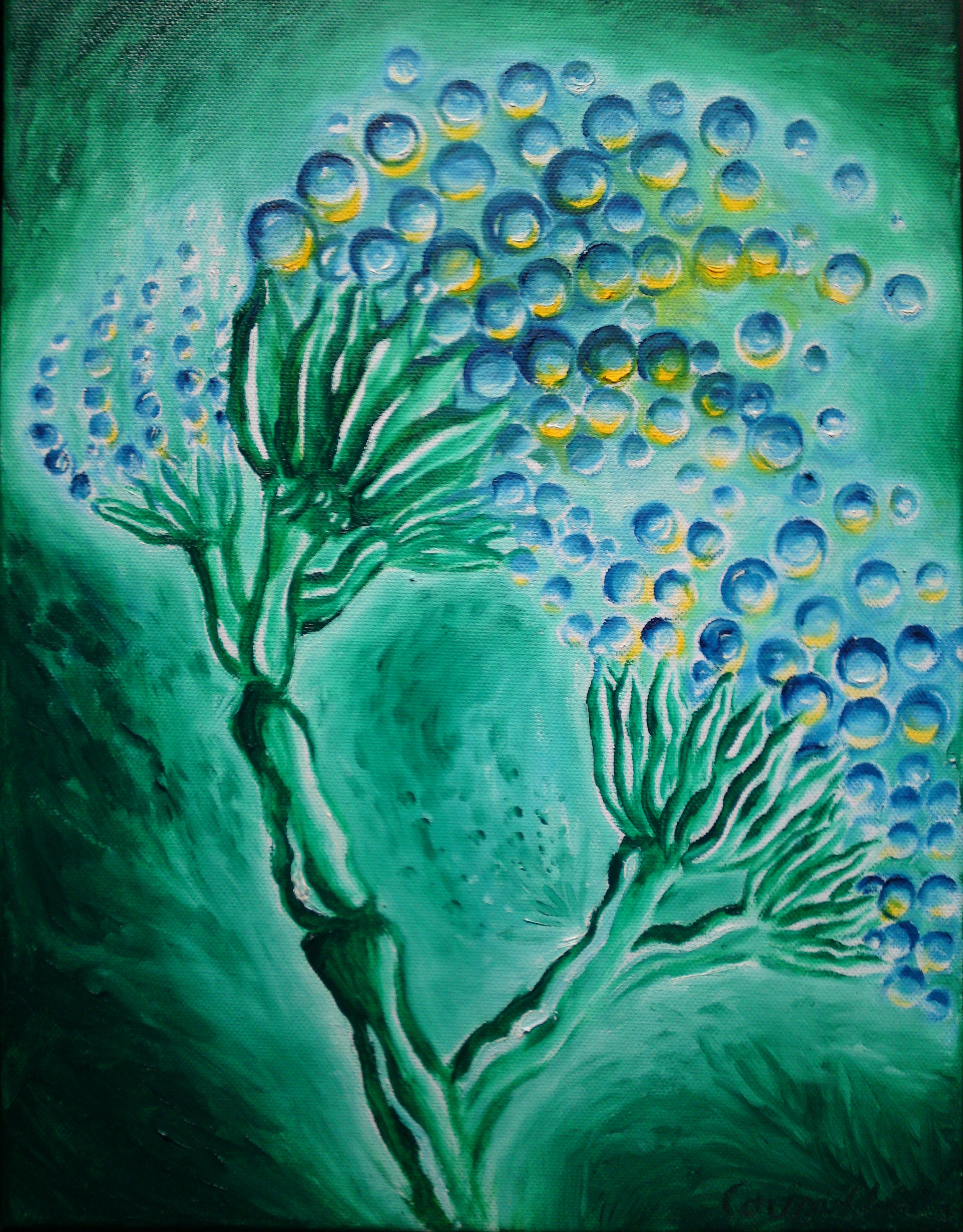 3000x3836 Biology Korinna's Universe - Biology Painting