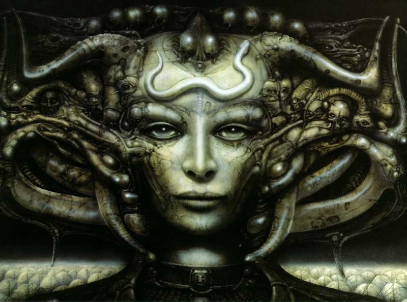 800x595 Hr Giger Biomechanics Daily Art Fixx - Biomechanical Painting