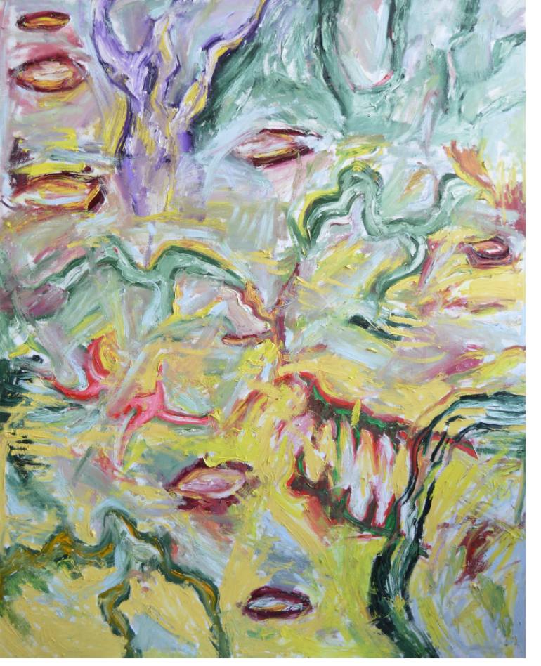 770x948 Saatchi Art Biomorphic Psychodrama Painting By William Black - Biomorphic Painting