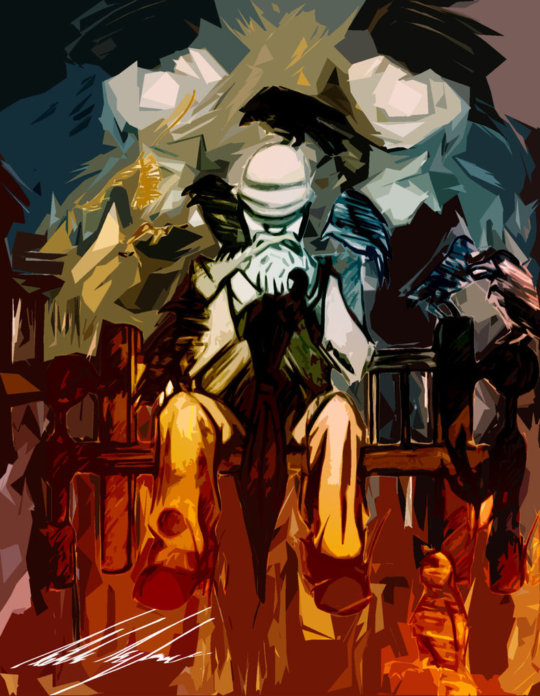 788x1014 Bioshock Infinite Crow Painting By Dragonblood12120 - Bioshock Infinite Painting