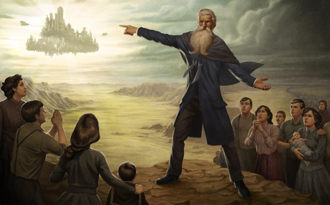 1050x653 Image - Bioshock Infinite Painting