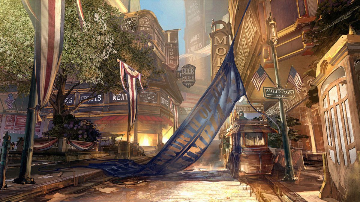 1200x675 The Beautiful Concept Art Of Bioshock Infinite - Bioshock Infinite Painting