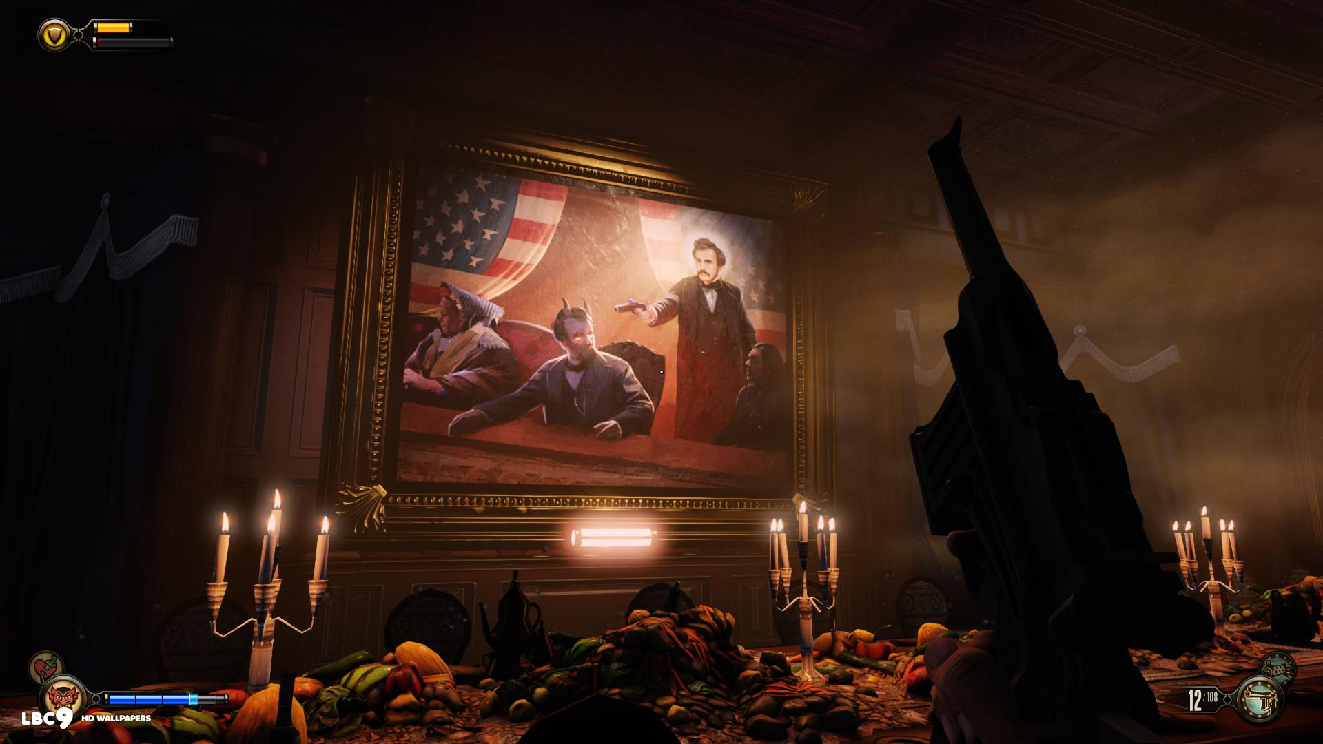 1920x1080 Bioshock Infinite Wallpaper 4783 First Person Shooter Games Hd - Bioshock Infinite Painting