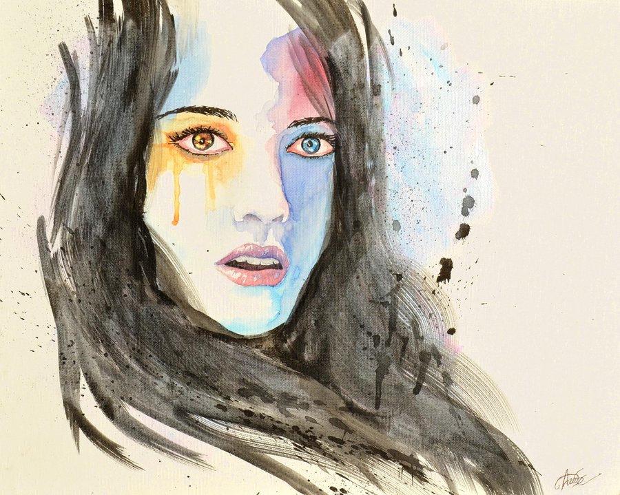 900x719 Bipolar By Anasoriano - Bipolar Painting