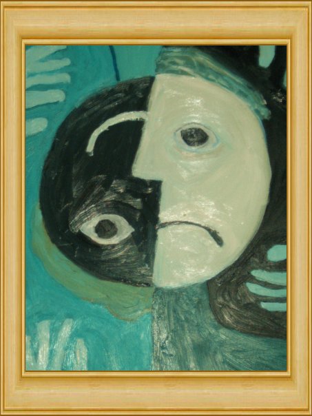 453x604 Some Of My Paintings Broken Believers - Bipolar Painting