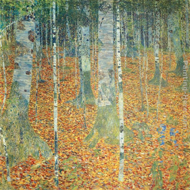 720x720 Gustav Klimt Birch Forest Painting Anysize 50% Off - Birch Forest Painting