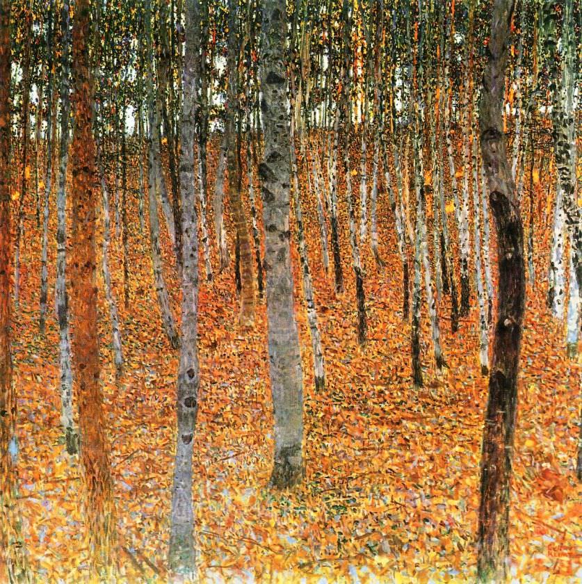 837x840 Birch Forest I, 1902 By Gustav Klimt - Birch Forest Painting
