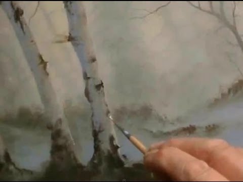 480x360 How To Paint Birch Trees,an Oil Painting By Alan Kingwell - Birch Oil Painting