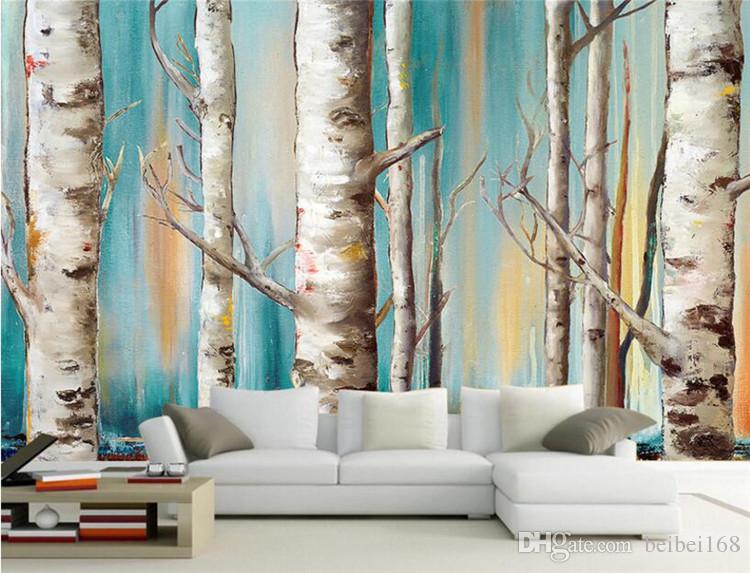 Birch Tree Oil Painting at PaintingValley.com | Explore collection of ...