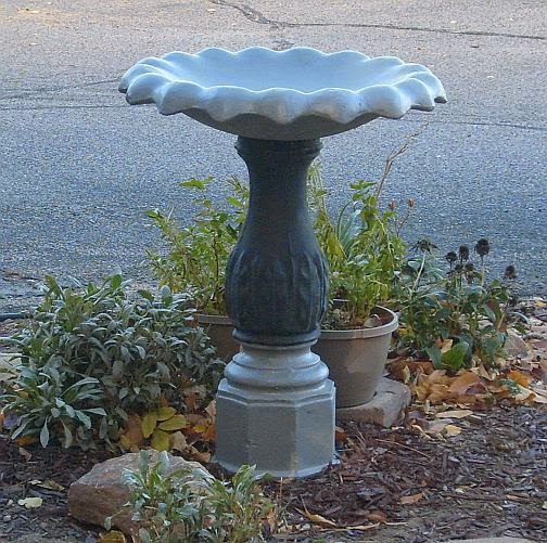 504x501 Painting Rock Amp Stone Animals, Nativity Sets Amp More How I - Bird Bath Painting