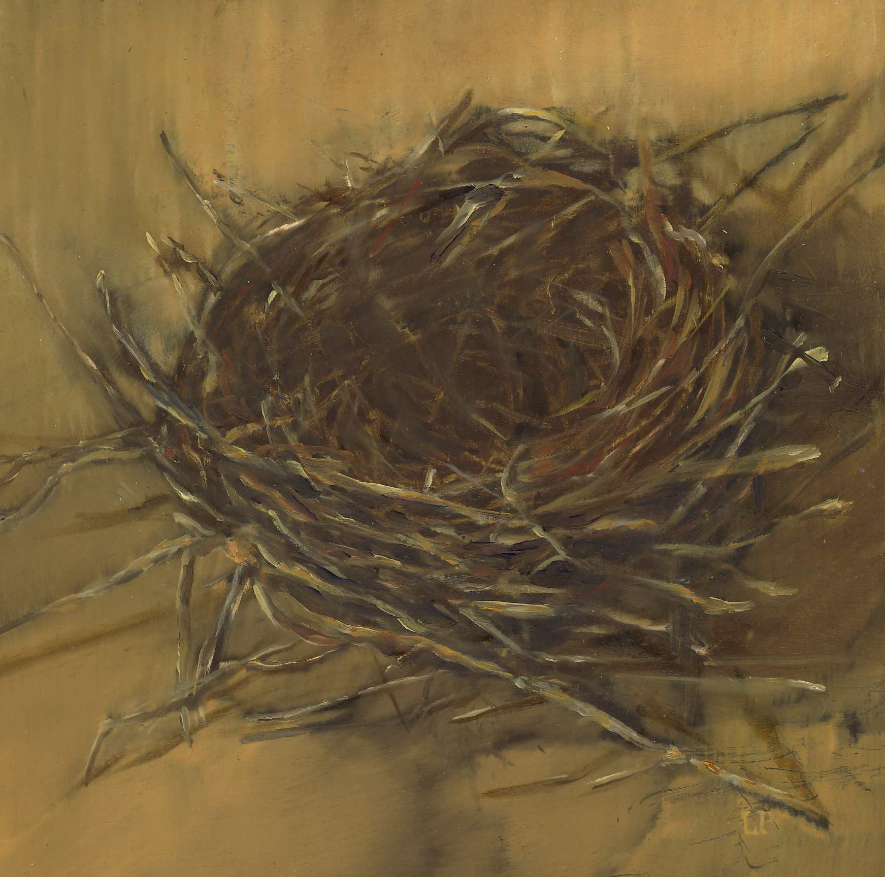 Bird Nest Painting At PaintingValley Com Explore Collection Of Bird   Bird Nest Painting 4 