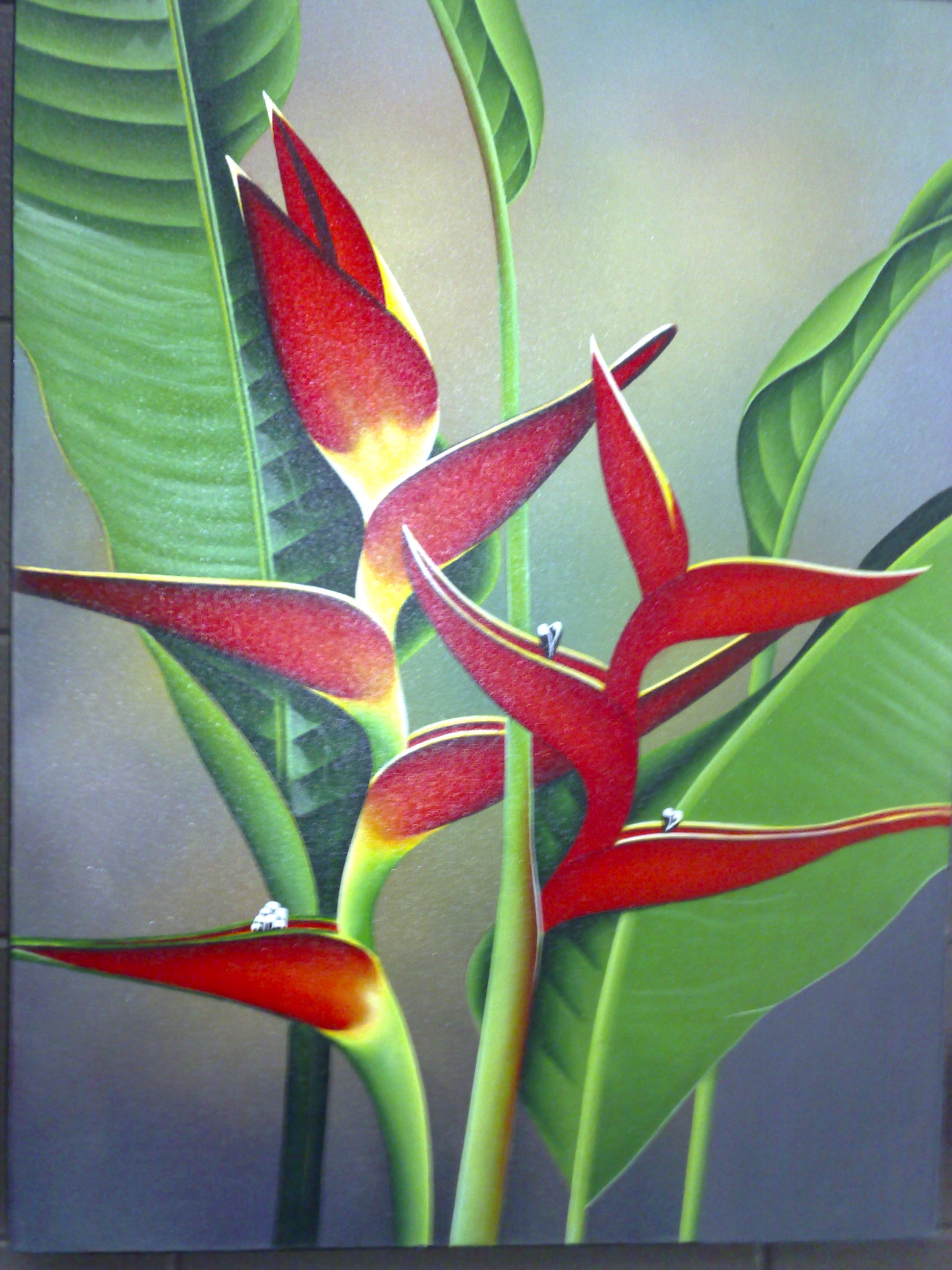 1944x2592 Birds Of Paradise Painting - Bird Of Paradise Painting