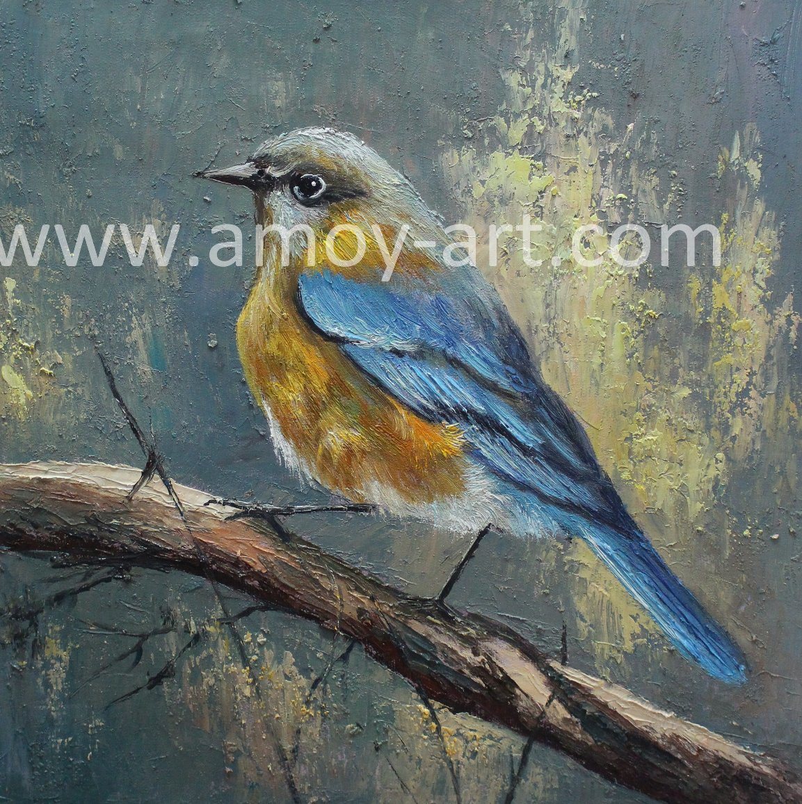 Bird Oil Painting at PaintingValley.com | Explore collection of Bird ...
