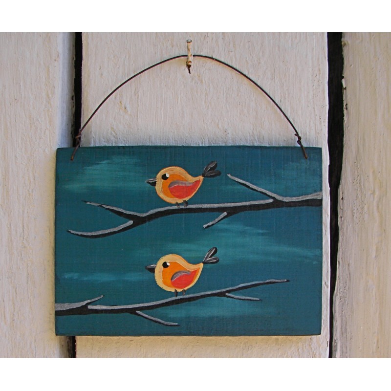 Bird On Branch Painting at PaintingValley.com | Explore collection of ...