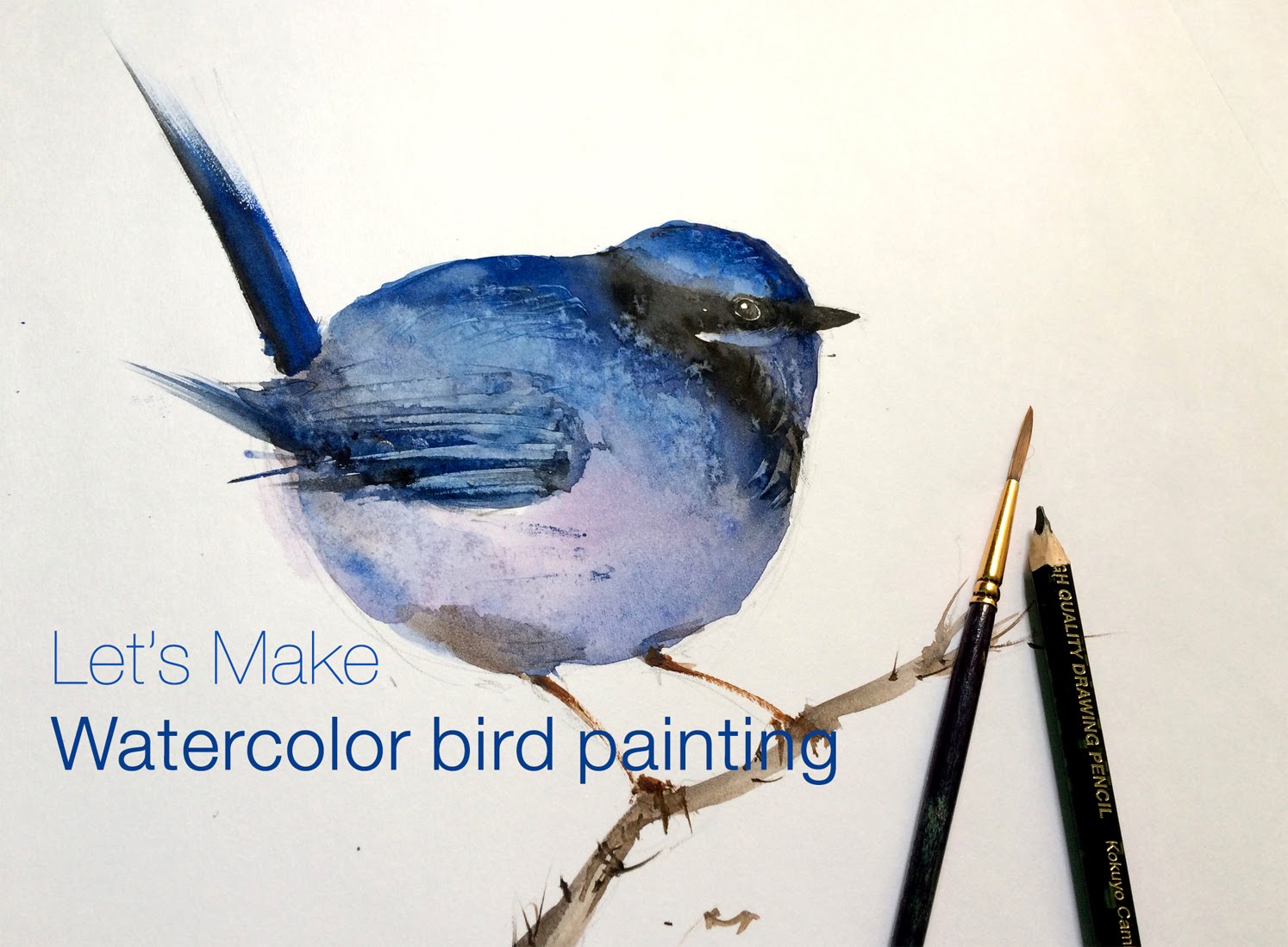 1494x1099 How To Paint Watercolor Bird Painting - Bird Painting Easy