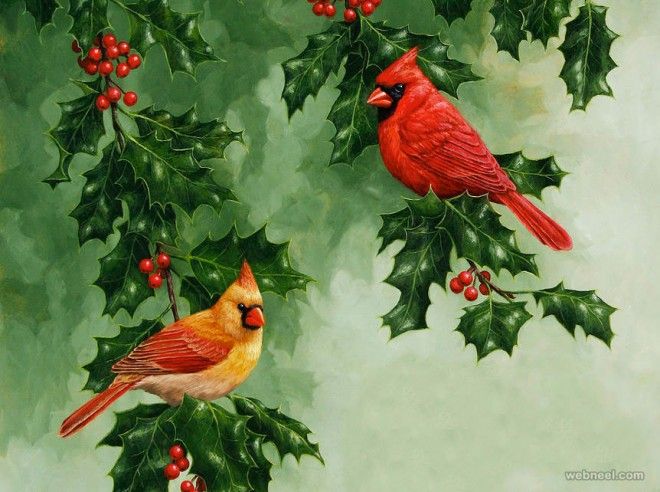 660x492 50 Beautiful Bird Paintings And Art Works For Your Inspiration - Bird Painting Images