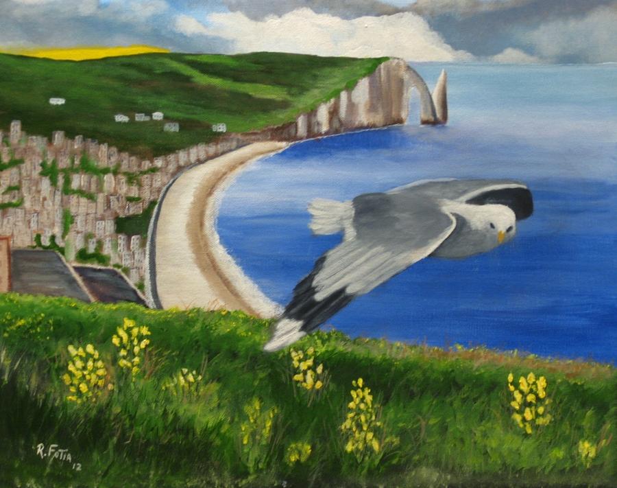 900x711 Birds Eye View Painting By Rich Fotia - Birds Eye Painting