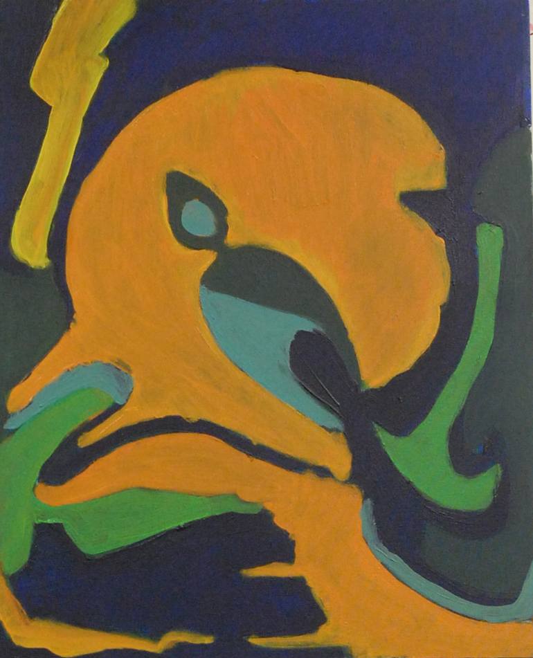 770x951 Saatchi Art Bird's Eye Painting By Samuel Kasirer Smibert - Birds Eye Painting