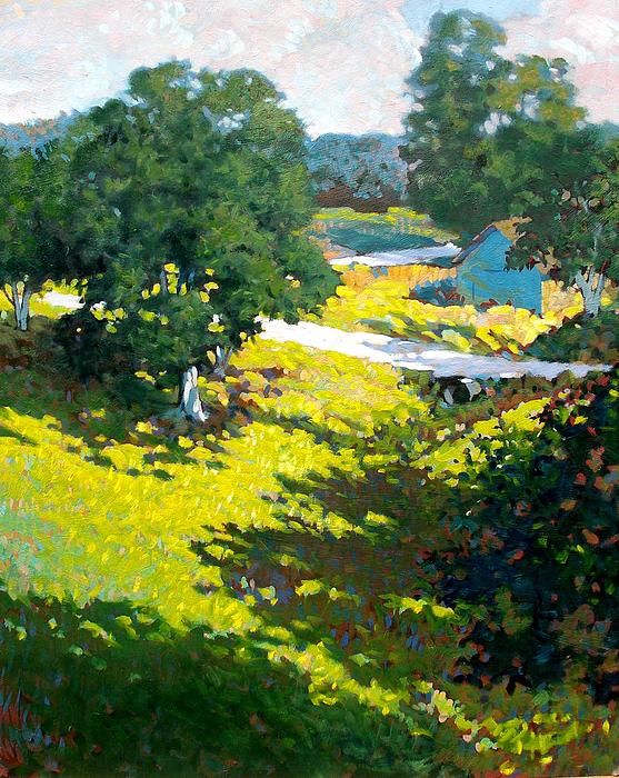 557x700 Birds Eye View Painting By Kevin Lawrence Leveque - Birds Eye View Painting