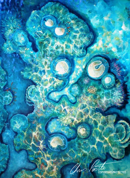 440x600 Chris Postle A Quality Selection Of Contemporary And Fine Art - Birds Eye View Painting