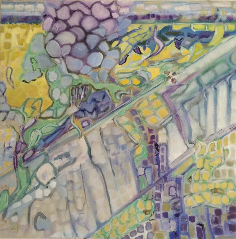 770x779 Saatchi Art Birds Eye View Painting By Norma Trimborn - Birds Eye View Painting