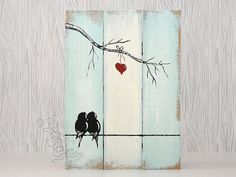 236x177 Very Large Birds On A Wire Painting By Contemporaryearthart Art - Birds On A Wire Painting