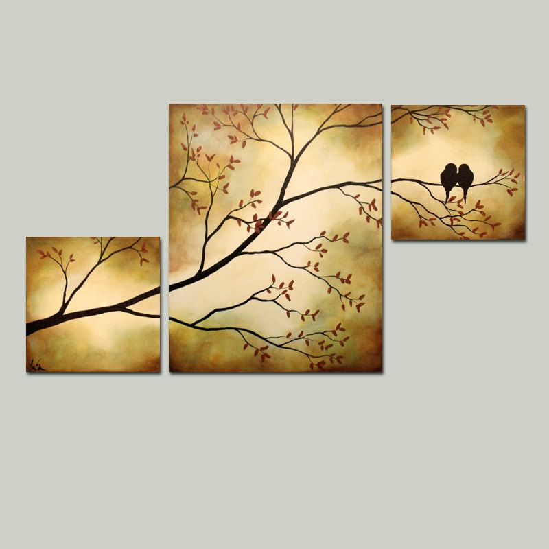 Birds On Tree Painting at PaintingValley.com | Explore collection of ...