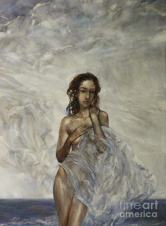 659x900 The Birth Of Aphrodite Painting By Grigor Malinov - Birth Of Aphrodite Painting