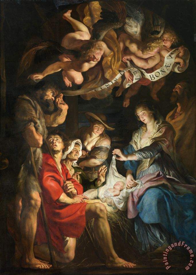 683x960 Peter Paul Rubens Birth Of Christ Adoration Of The Shepherds - Birth Of Christ Painting