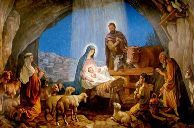 679x448 The True Story Of Christmas And Jesus - Birth Of Christ Painting
