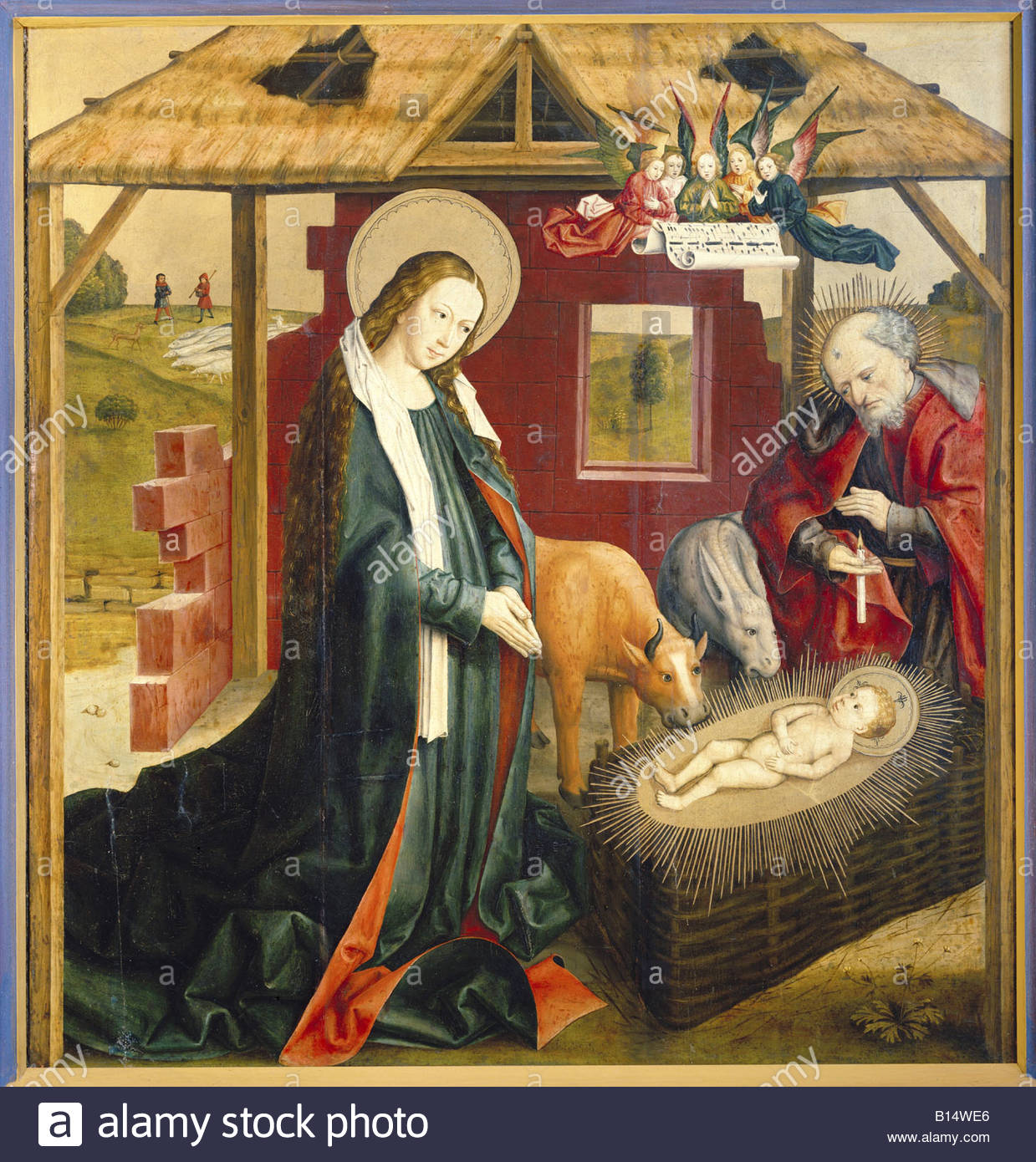 1239x1390 Fine Arts, Religious Art, Jesus Christ, Birth Of Christ, Adoration - Birth Of Christ Painting