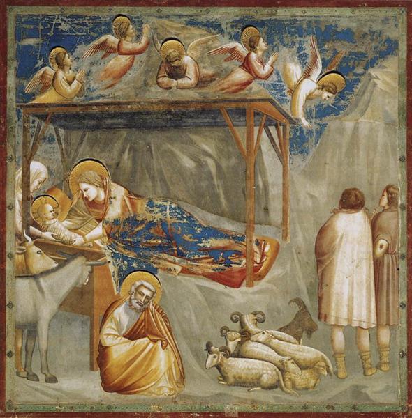 590x600 Nativity. Birth Of Jesus, C.1304 - Birth Of Jesus Painting