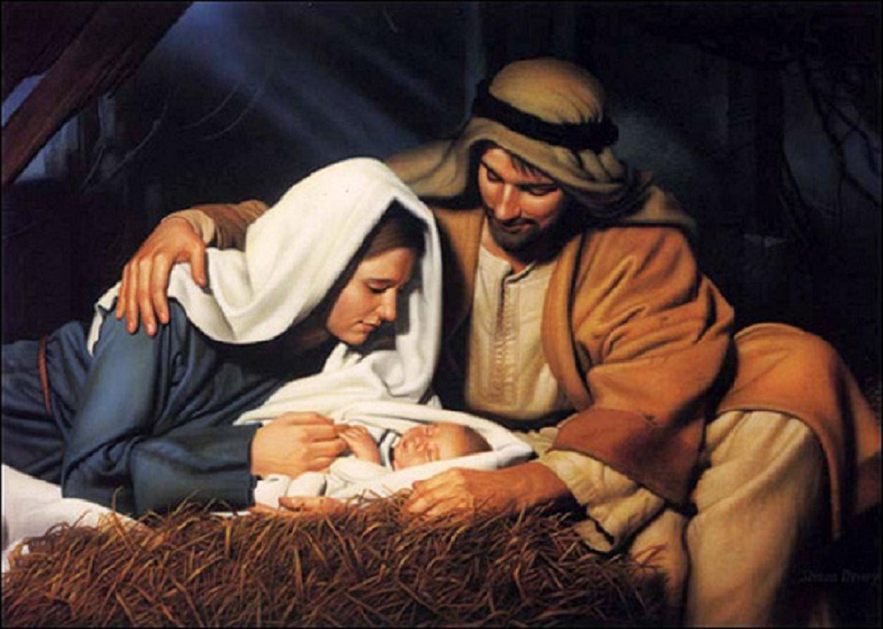 1254x894 The Birth Of Jesus Christ From Matthew Amp Luke, With Timeline - Birth Of Jesus Painting