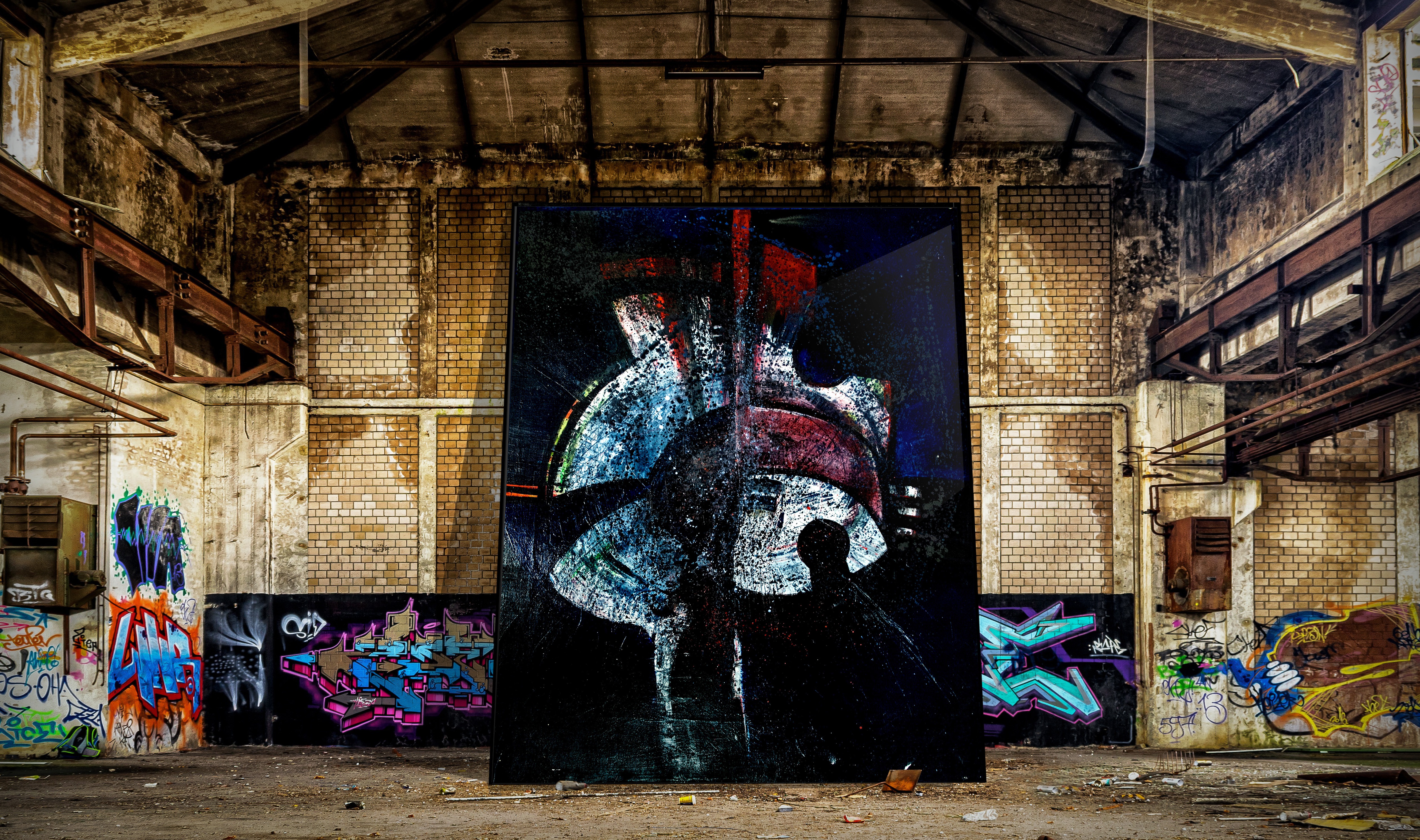 5042x2986 Free Images Road, Street, Color, Industry, Ruin, Graffiti - Birth Of The Universe Painting